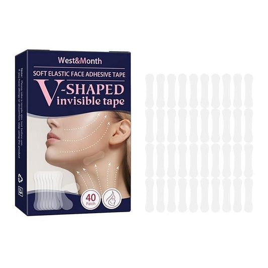 40 PCS V-SHAPED INVISIBLE LIFTING TAPES