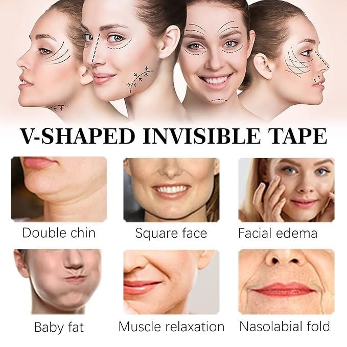 40 PCS V-SHAPED INVISIBLE LIFTING TAPES