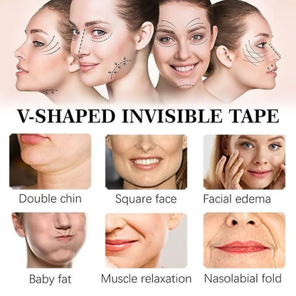 40 PCS V-SHAPED INVISIBLE LIFTING TAPES