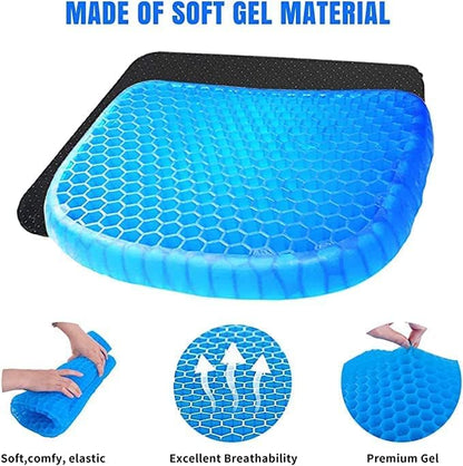 Egg Gel Seat Cushion – Ergonomic Pressure Relief &amp; Breathable Comfort