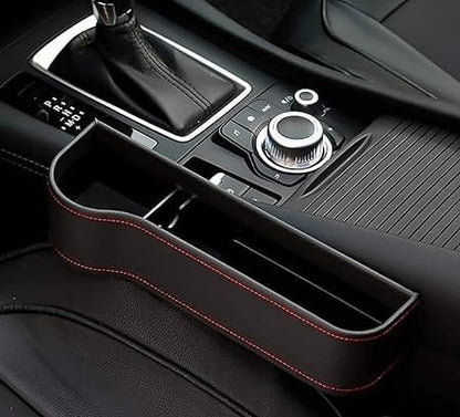 🚗✨  PREMIUM CAR SEAT GAP ORGANIZER | MULTIFUNCTIONAL SEAT CONSOLE STORAGE &amp; GAP FILLER FOR DRIVERS &amp; PASSENGERS 💎🛍️
