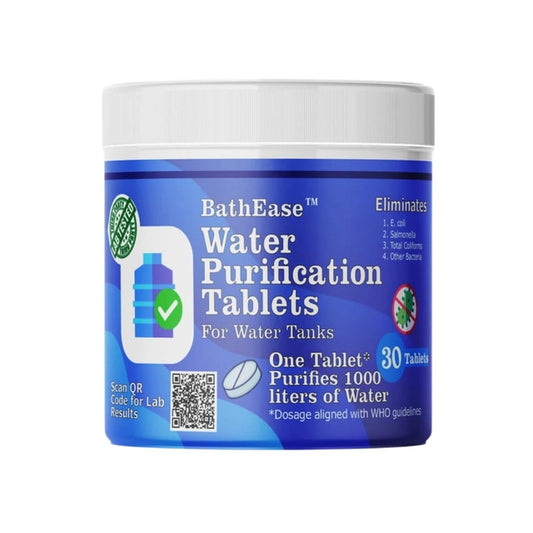 💧✨ URBANCARTGO PREMIUM CHLORINE WATER PURIFICATION TABLETS | 30 TABLETS | PORTABLE WATER DISINFECTION &amp; EMERGENCY WATER-TREATMENT ESSENTIAL 🏕️🚰