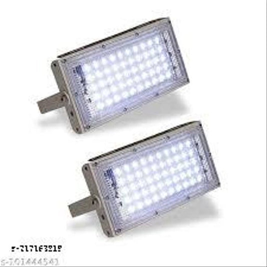 FLOOD LIGHT OUTDOOR LAMP – WHITE | PACK OF 2