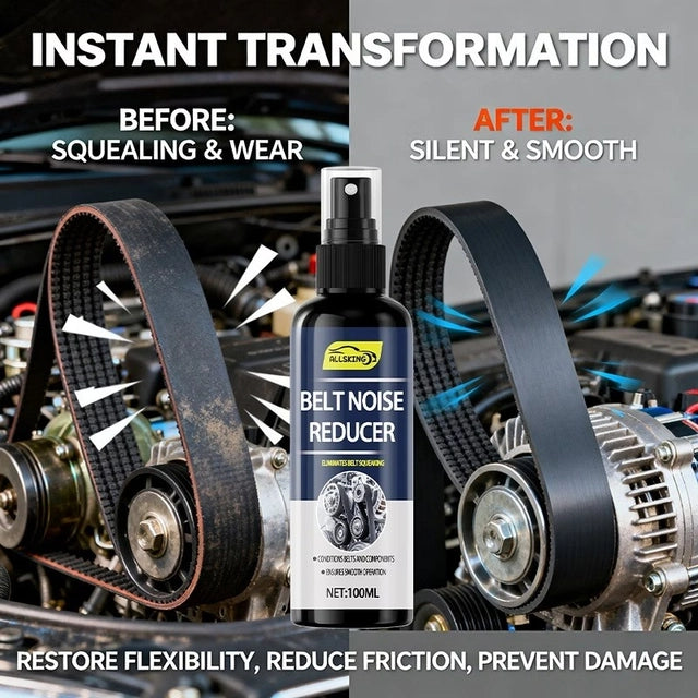 🚗🔧 URBANCARTGO PREMIUM ENGINE BELT NOISE REDUCER | PACK OF 2 | AUTOMOTIVE BELT CARE &amp; NOISE-REDUCTION ACCESSORY FOR VEHICLES 💎⚙️