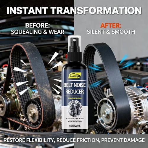 🚗🔧 URBANCARTGO PREMIUM ENGINE BELT NOISE REDUCER | PACK OF 2 | AUTOMOTIVE BELT CARE &amp; NOISE-REDUCTION ACCESSORY FOR VEHICLES 💎⚙️